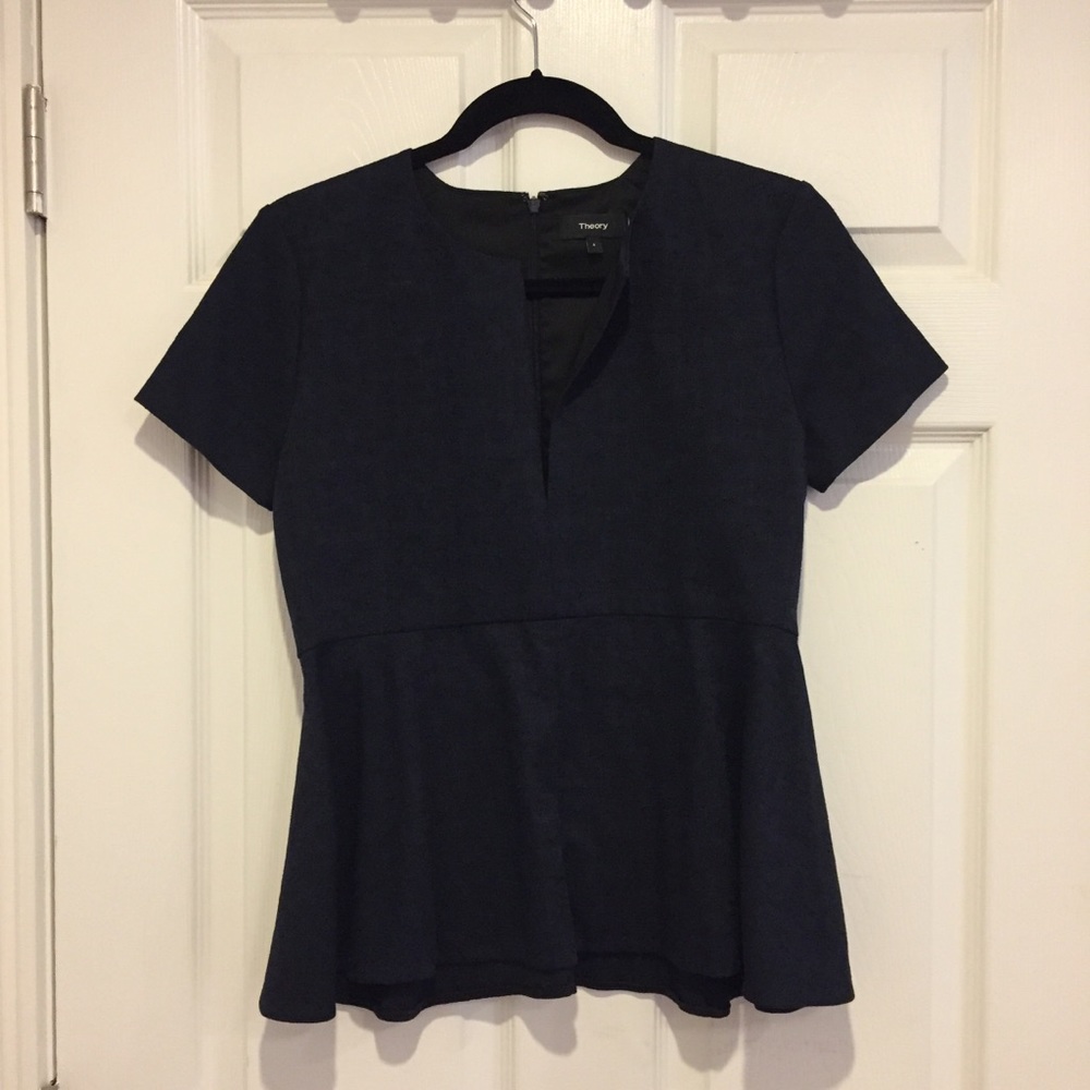 Theory Peplum Top
